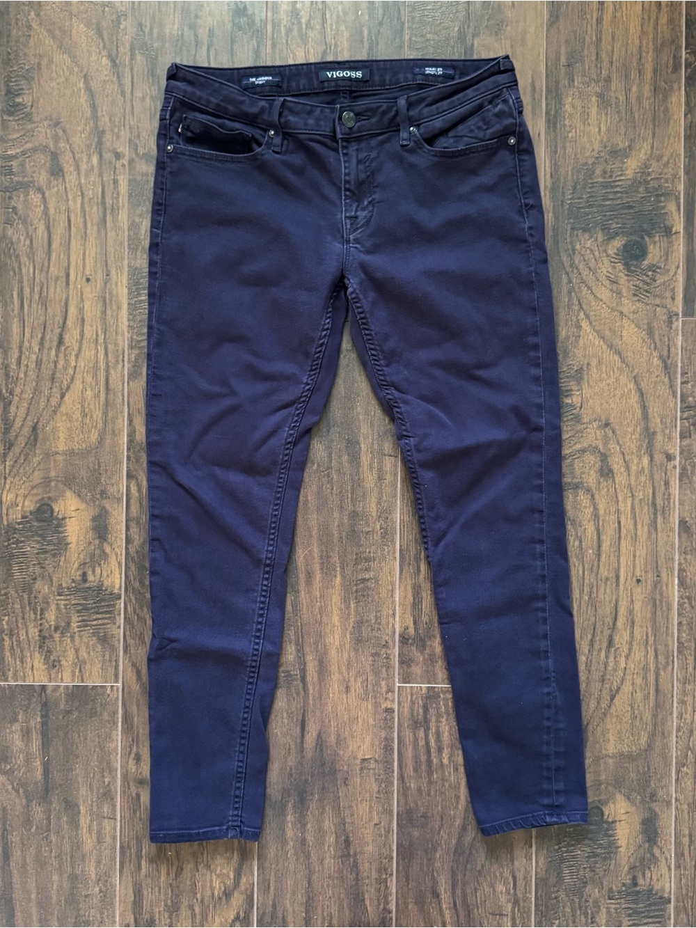 Vigoss Size 28 Purple The Jagger Skinny Jeans